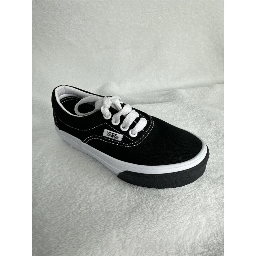 Vans Era Shoes Black & White Sneakers TODDLER Size 11
